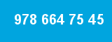 978 664 75 45 978 664 75 45